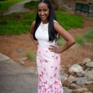 Camille La Vie Floral Prom Dress Two-Piece